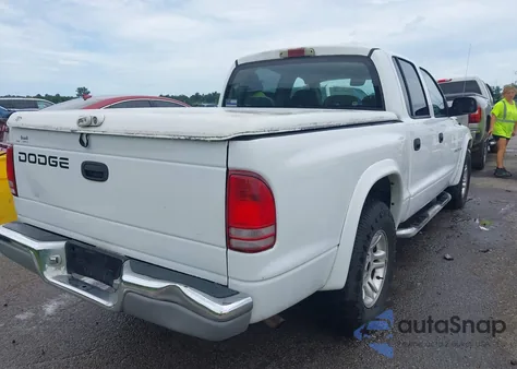 2002 Dodge Dakota Slt z USA, uszkodzony, nr VIN 1B7HL48N62S541661